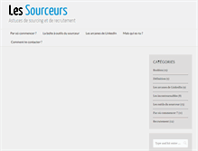 Tablet Screenshot of lessourceurs.com